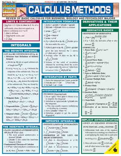 Bc Calculus Methods (SKU 1001610749)