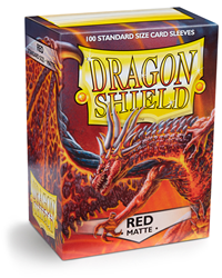 Dragon Shields Matte Crimson 60 Ct