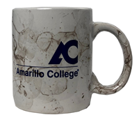Mug White Marble Ironstone Ac Bug