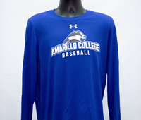 Baseball: Under Armour Tech - Hero Long Sleeve Shirt Royal Blue