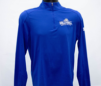 Volleyball: Under Armour Tech - 1/4 Zip Crew Royal Blue